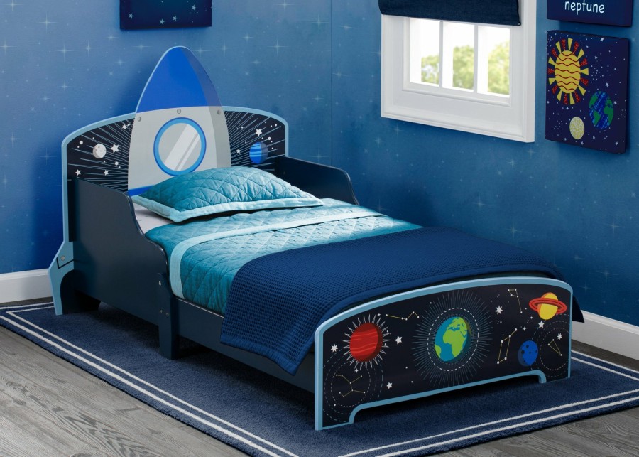 Delta Children Toddler Beds | Space Adventures Rocket Ship Wood Toddler Bed