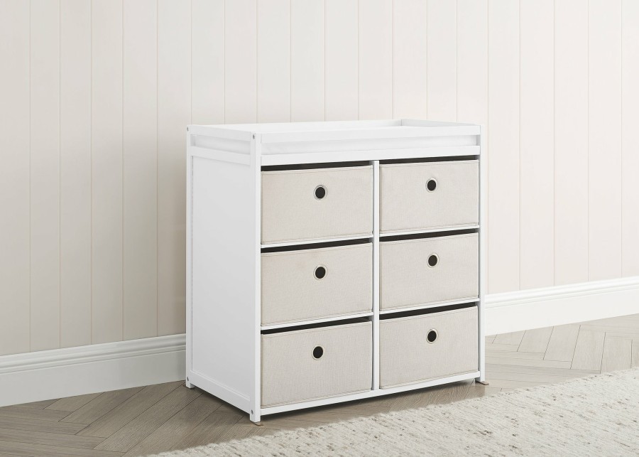 Delta Children Dressers & Changing Tables | Hayes Fabric Bin Changer