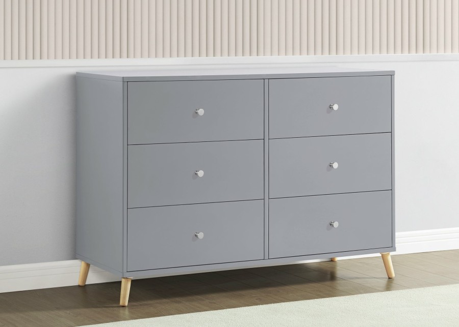 Delta Children Dressers & Changing Tables | Jordan 6 Drawer Dresser With Interlocking Drawers