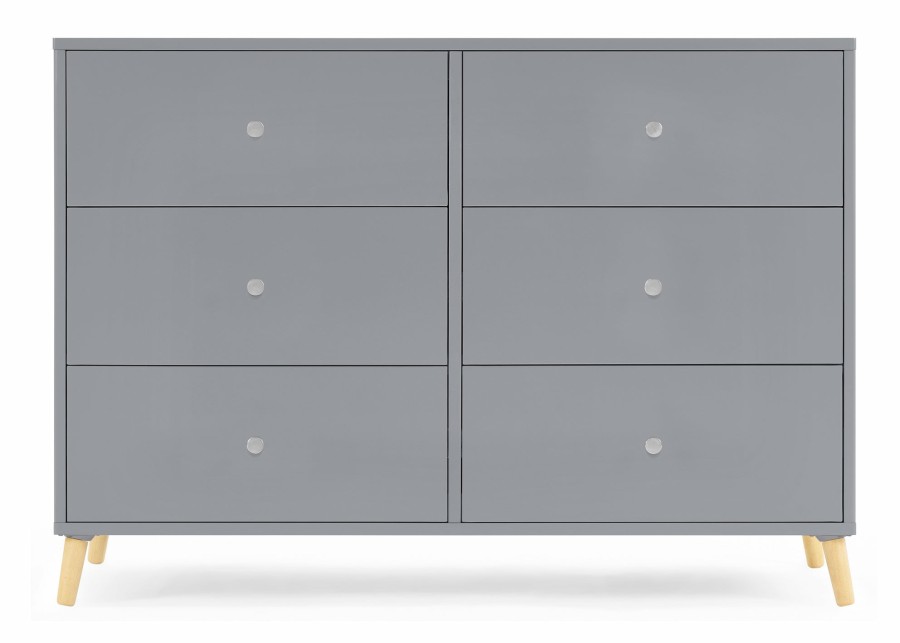 Delta Children Dressers & Changing Tables | Jordan 6 Drawer Dresser With Interlocking Drawers