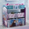 Delta Children Storage | Frozen Ii Design And Store 6 Bin Toy Organizer