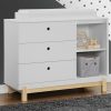 Delta Children Dressers & Changing Tables | Poppy 3 Drawer Dresser With Cubbies And Interlocking Drawers