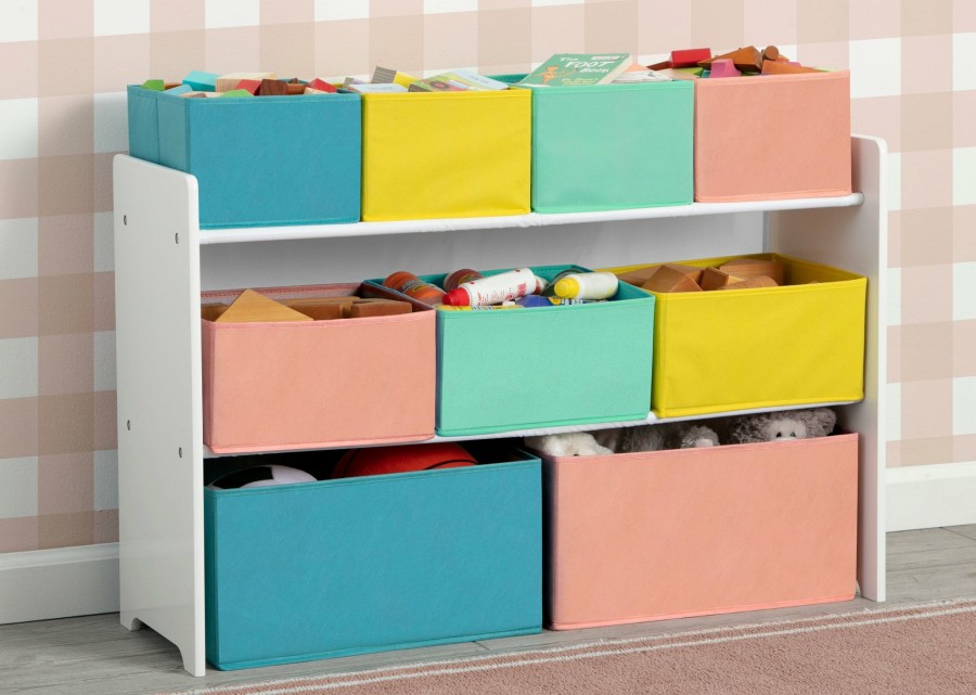 Delta Children Storage | Deluxe Multi-Bin Toy Organizer With Storage Bins
