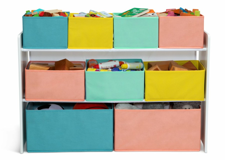 Delta Children Storage | Deluxe Multi-Bin Toy Organizer With Storage Bins