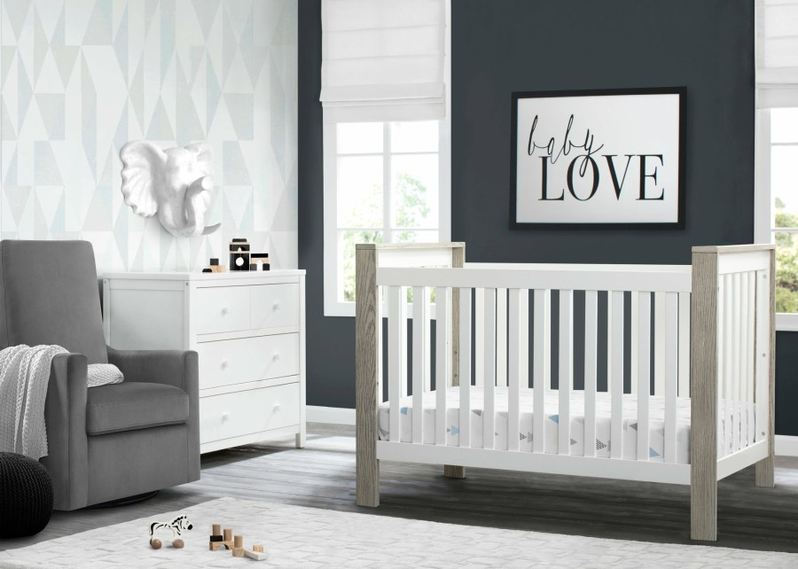 Delta Children Baby Cribs | Miles 4-In-1 Convertible Crib