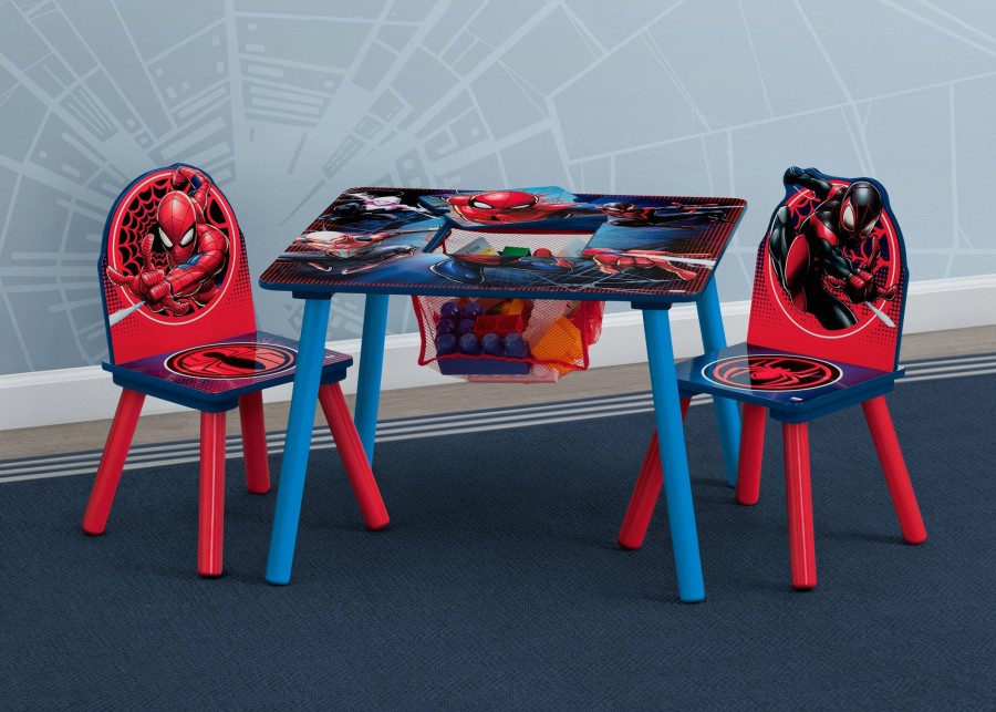 Delta Children Table & Chair Sets | Spider-Man Table And Chair Set With Storage