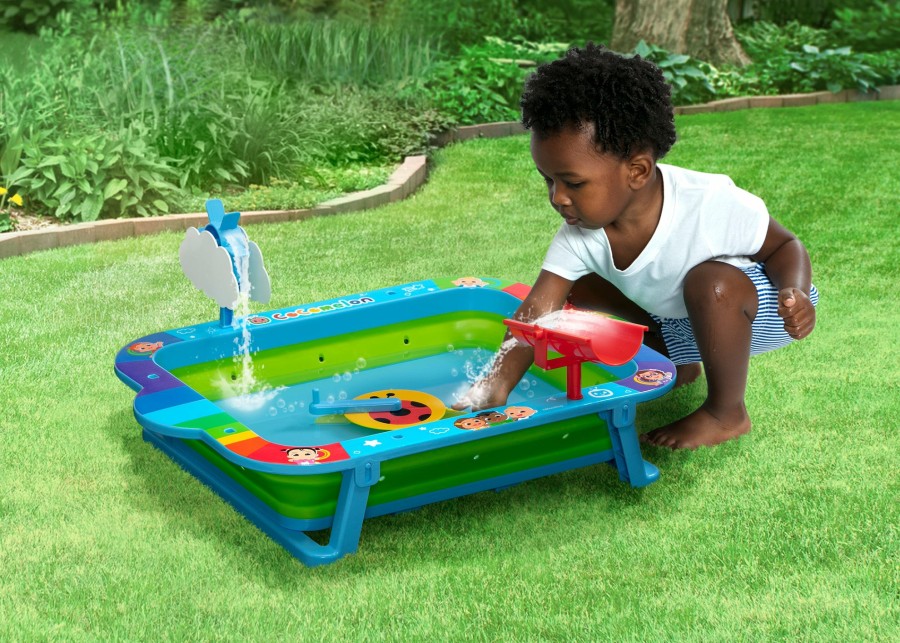 Delta Children Outdoor | Cocomelon Water Activity Table - Collapsible & Portable