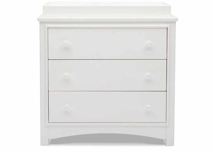 Delta Children Dressers & Changing Tables | Perry 3 Drawer Dresser With Changing Top And Interlocking Drawers