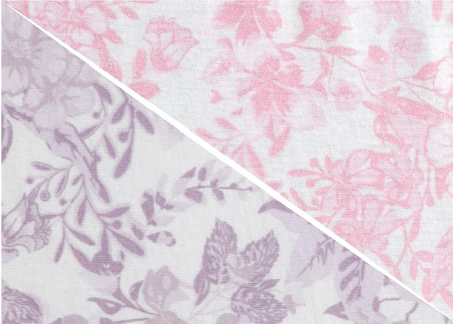 Delta Children Sheets & Mattress Covers | Pastel Floral Fitted Crib Sheets - 2 Pack