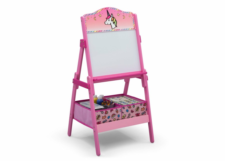 Delta Children Easels | Rainbow Dreams Wooden Activity Easel With Storage