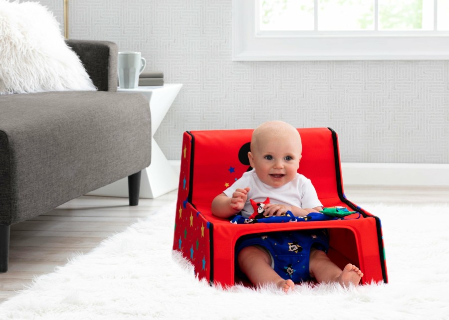 Delta Children Shop By Character | Mickey Mouse Sit N Play Portable Activity Seat For Babies