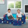 Delta Children Play Couches | Convertible Sofa And Play Set For Kids And Toddlers Modular Foam Couch And Flip Out Lounger With 2 Ottomans