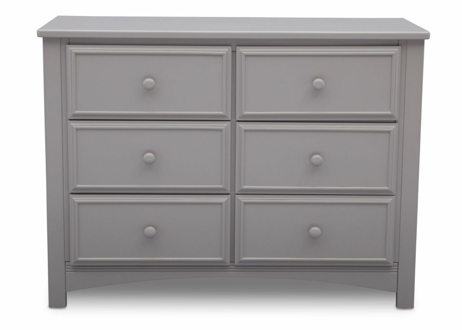 Delta Children Dressers & Changing Tables | Summit 6 Drawer Dresser With Interlocking Drawers