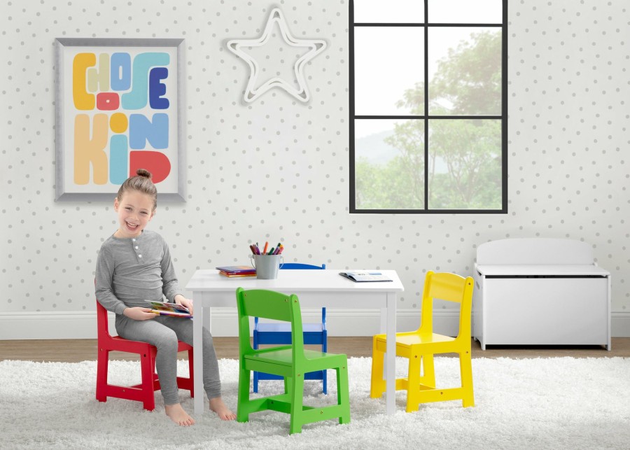 Delta Children Table & Chair Sets | Mysize Kids Table With 4 Chairs