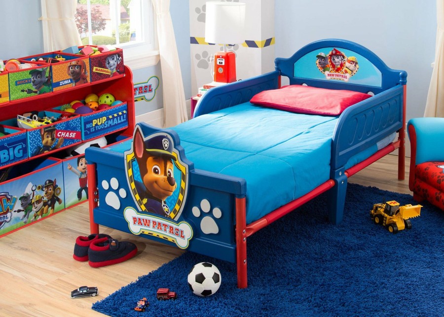 Delta Children Shop By Character | Paw Patrol Plastic 3D Toddler Bed