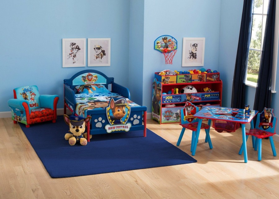 Delta Children Shop By Character | Paw Patrol Plastic 3D Toddler Bed