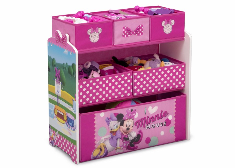 Delta Children Storage | Minnie Mouse Design And Store 6 Bin Toy Organizer