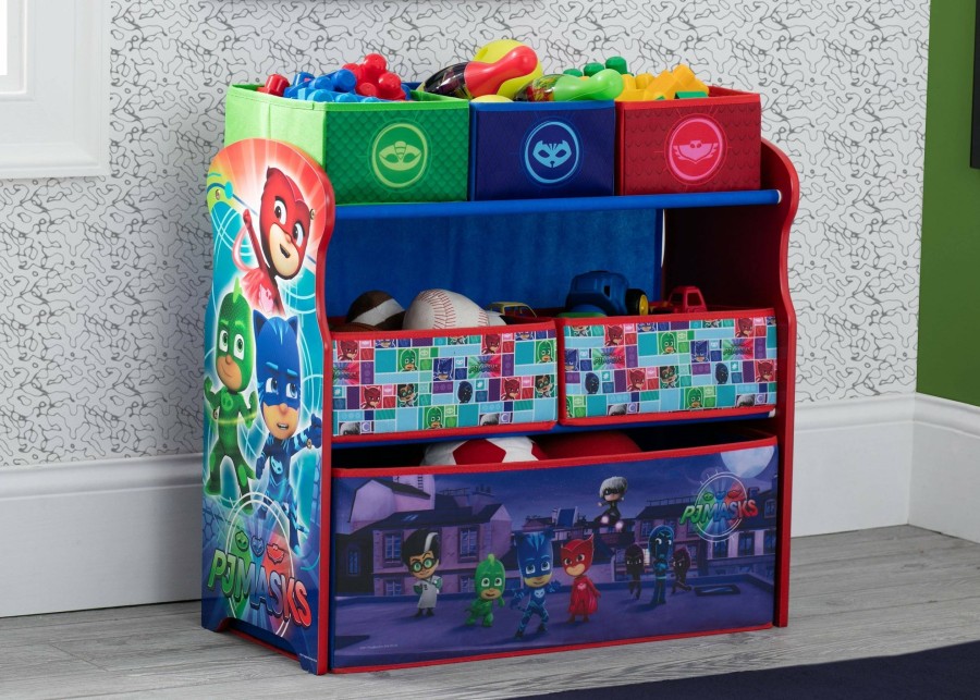 Delta Children Storage | Pj Masks Multi-Bin Toy Organizer