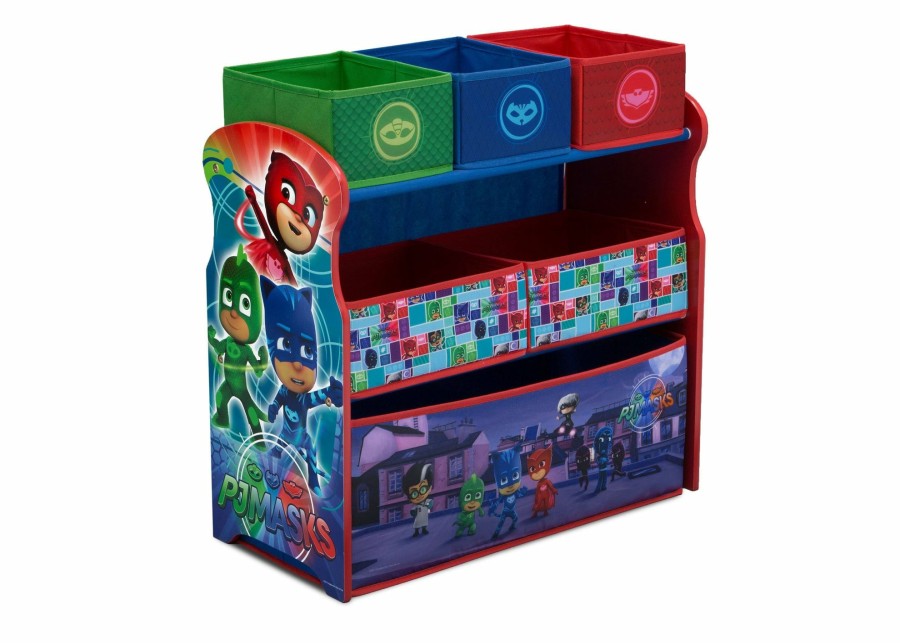 Delta Children Storage | Pj Masks Multi-Bin Toy Organizer