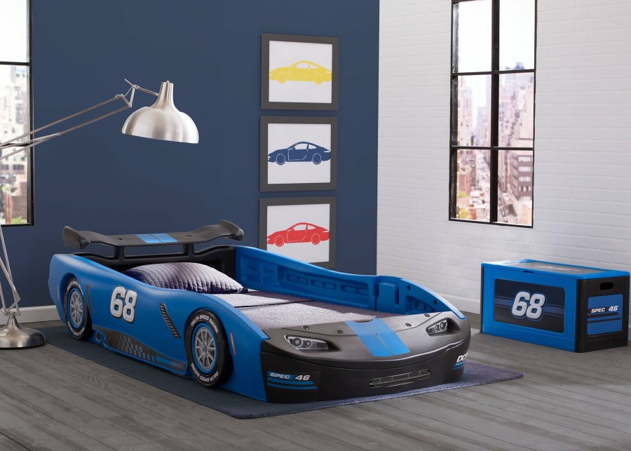 Delta Children Twin Beds & Headboards | Turbo Race Car Twin Bed