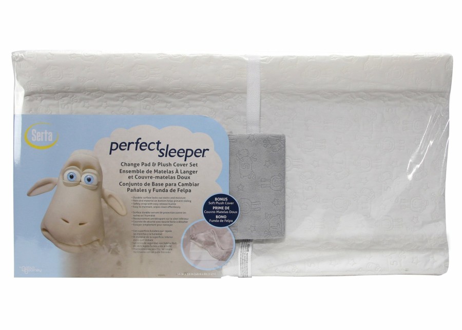Serta Changing Pads & Covers | Perfect Sleeper Changing Pad With Plush Cover Set