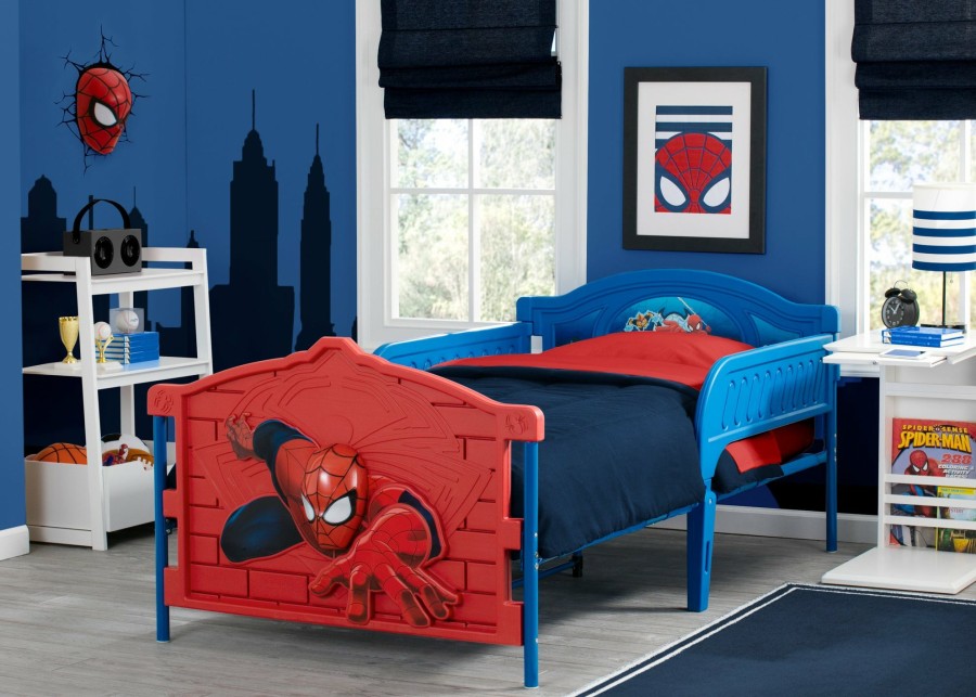 Delta Children Twin Beds & Headboards | Spider-Man Plastic 3D Twin Bed
