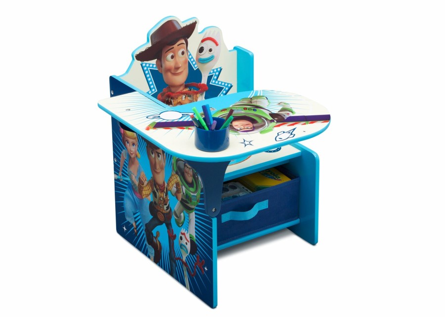 Disney/Pixar Table & Chair Sets | Toy Story 4 Chair Desk With Storage Bin By Delta Children