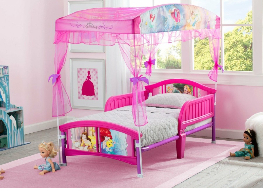 Delta Children Toddler Beds | Princess Canopy Toddler Bed