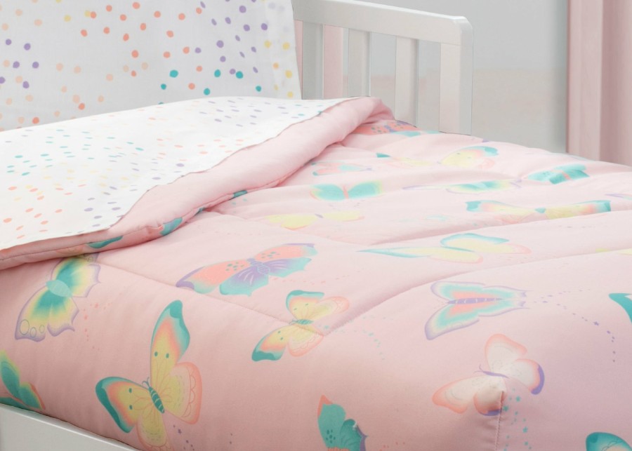 Delta Children Kids Bedding & Sheets | Girls 4-Piece Toddler Bedding Set