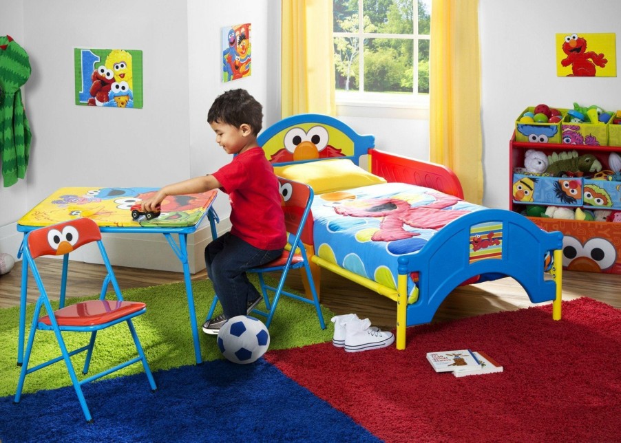 Delta Children Toddler Beds | Sesame Street Plastic Toddler Bed