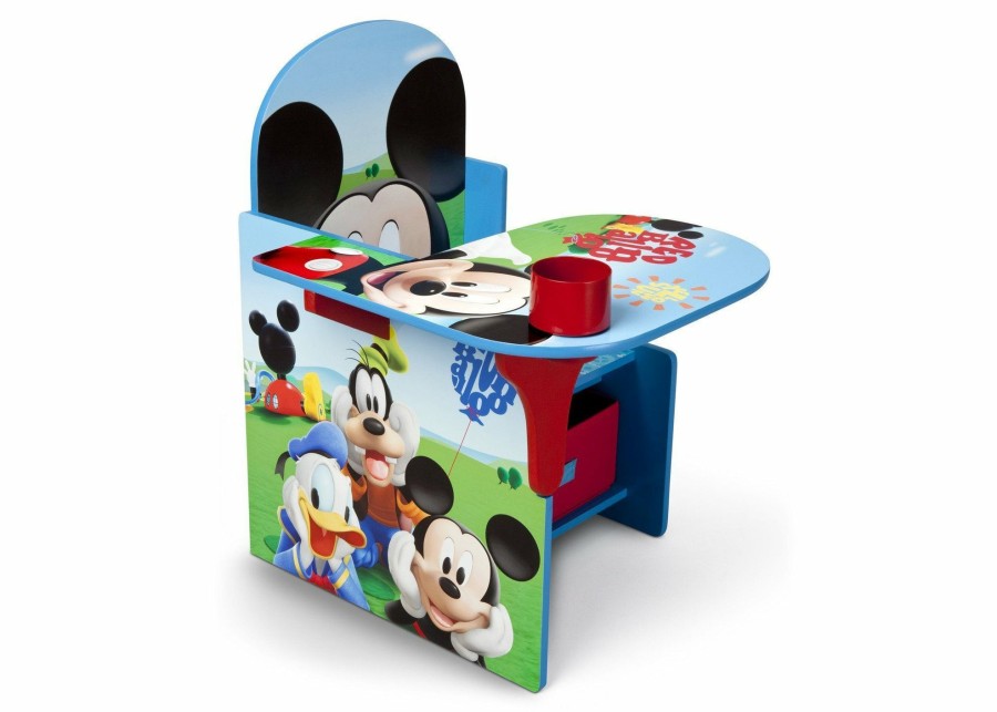 Delta Children Table & Chair Sets | Mickey Mouse Chair Desk With Storage Bin