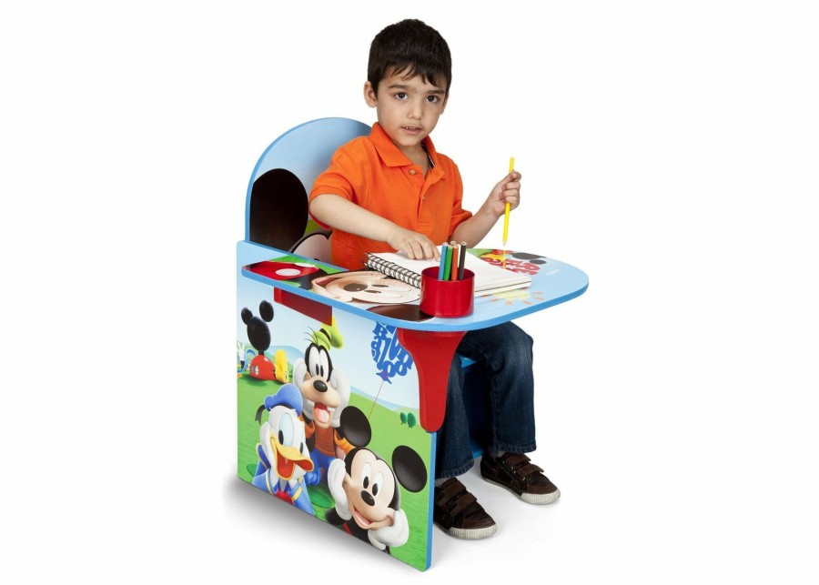 Delta Children Table & Chair Sets | Mickey Mouse Chair Desk With Storage Bin