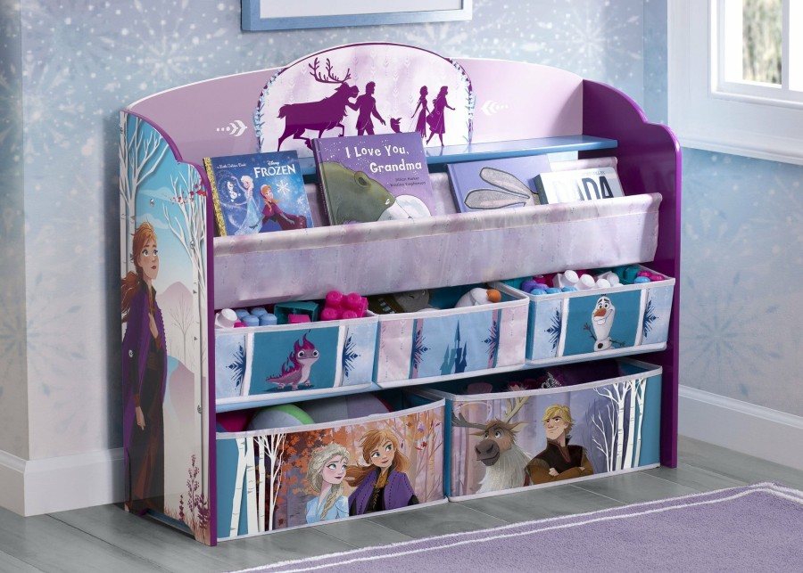 Delta Children Storage | Frozen Ii Deluxe Toy And Book Organizer