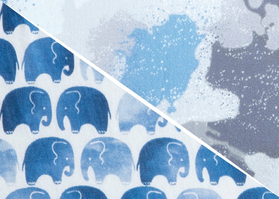 Delta Children Sheets & Mattress Covers | Watercolor Elephant Fitted Crib Sheets - 2 Pack
