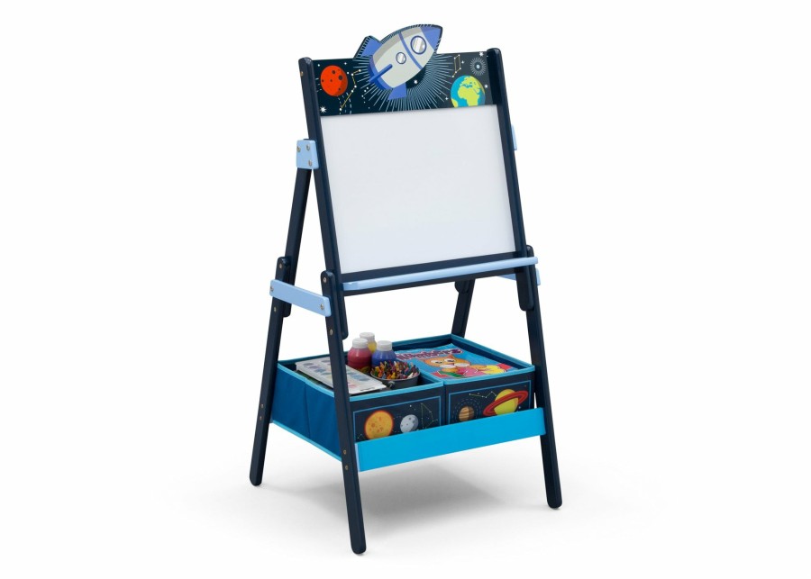 Delta Children Easels | Space Adventures Wooden Activity Easel With Storage
