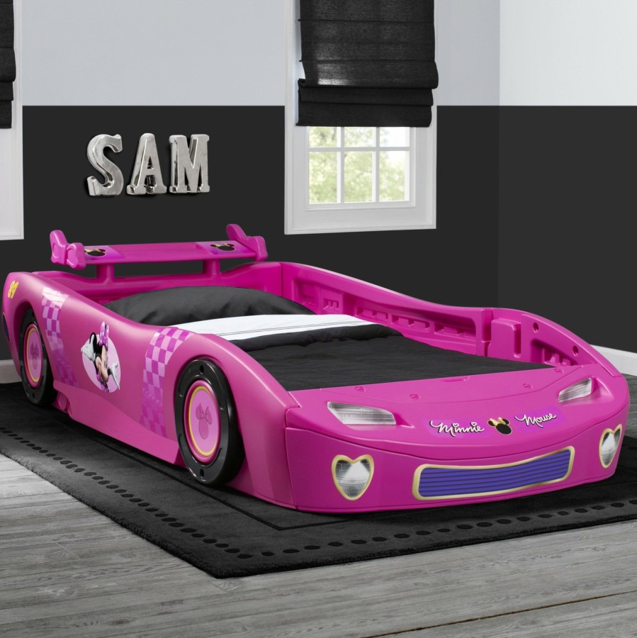 Delta Children Shop By Character | Minnie Mouse Car Twin Bed