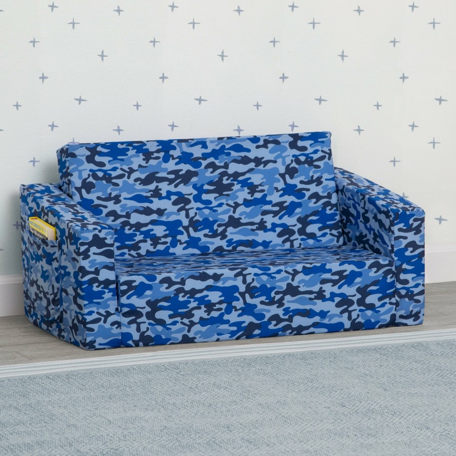 Delta Children Kids' Chairs | Cozee Flip-Out Sofa - 2-In-1 Convertible Sofa To Lounger For Kids