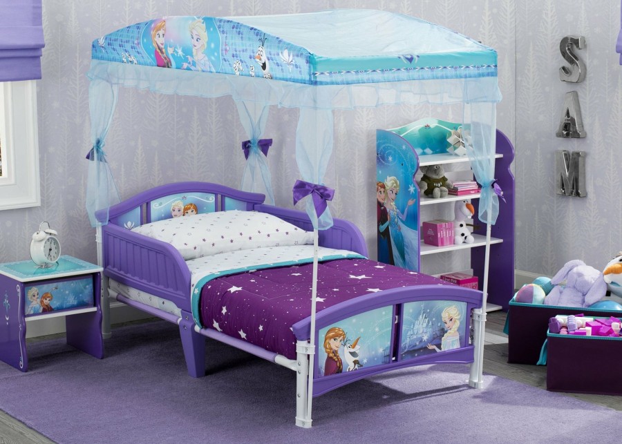 Delta Children Toddler Beds | Frozen Toddler Canopy Bed