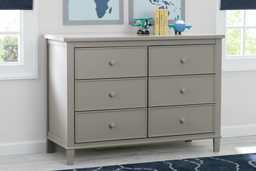 Delta Children Dressers & Changing Tables | Haven 6 Drawer Dresser With Interlocking Drawers