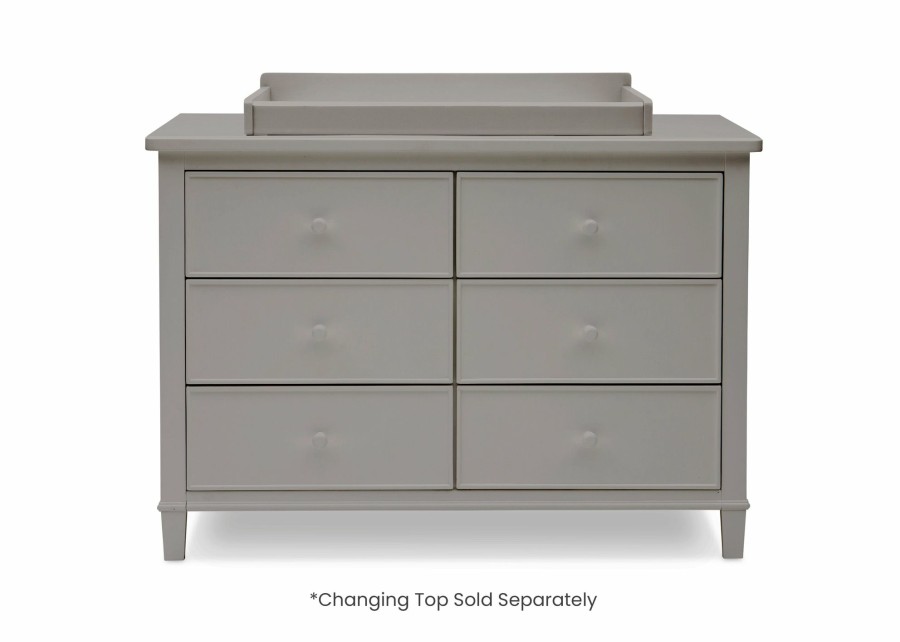 Delta Children Dressers & Changing Tables | Haven 6 Drawer Dresser With Interlocking Drawers