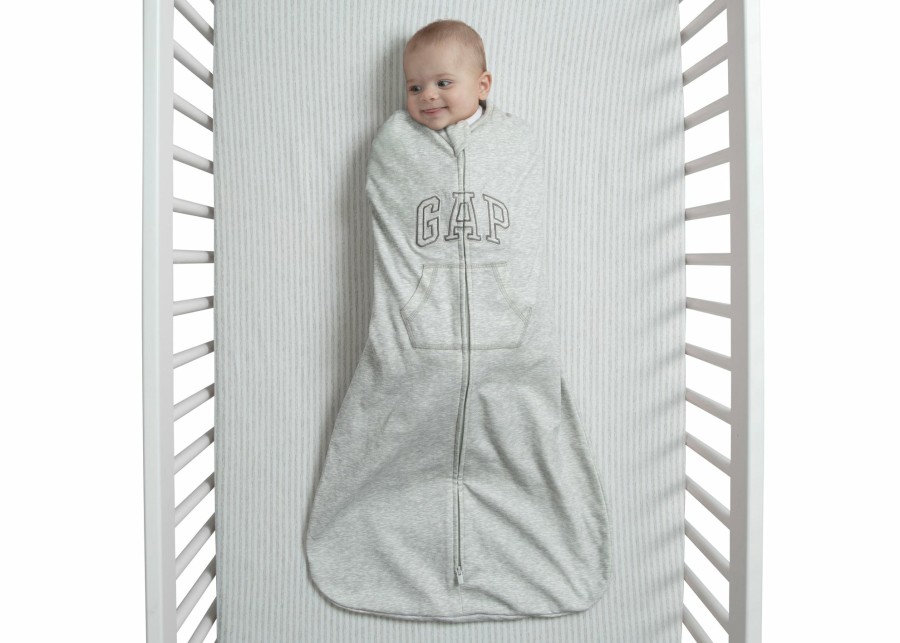 babyGap by Delta Children Babygap | Babygap Truesleep Sleep Sack With Zipper And Built-In Swaddle, 0-6 Months